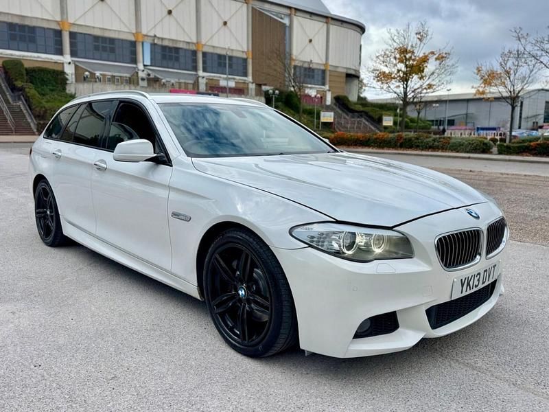 White Used 2013 BMW 530 M Sport Estate | £6,350 (Fair price) - Image 1/4