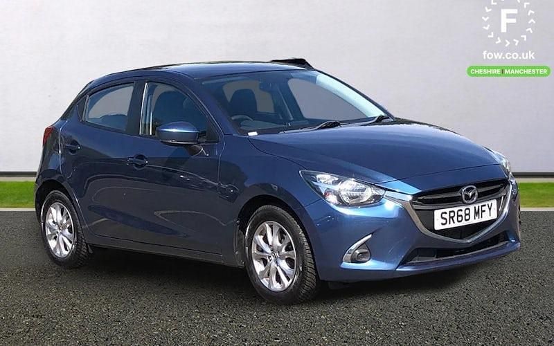 Begagnad Mazda 2 75 HK (55 kW) 2019 Blå Halvkombi