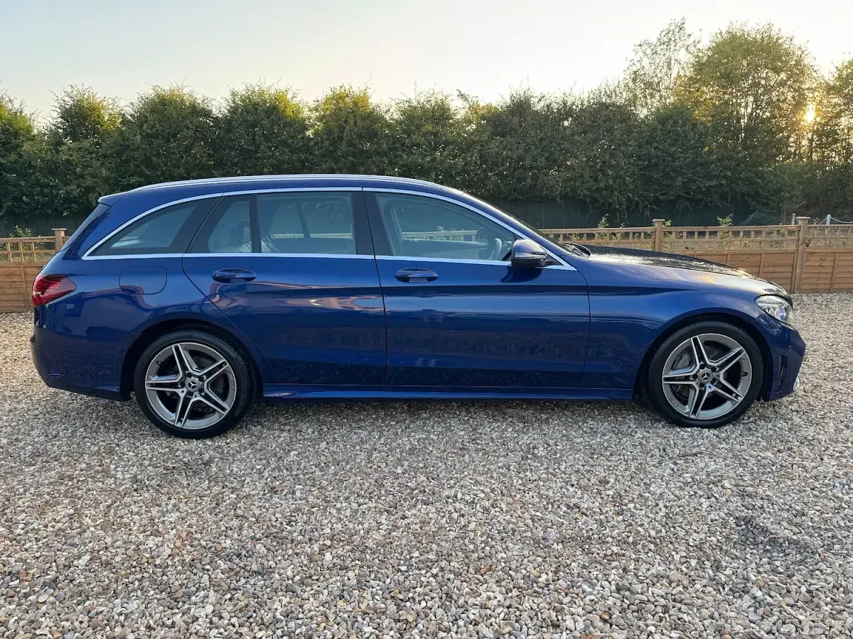 Used Mercedes C220 AMG Line Premium 2019 Blue Estate