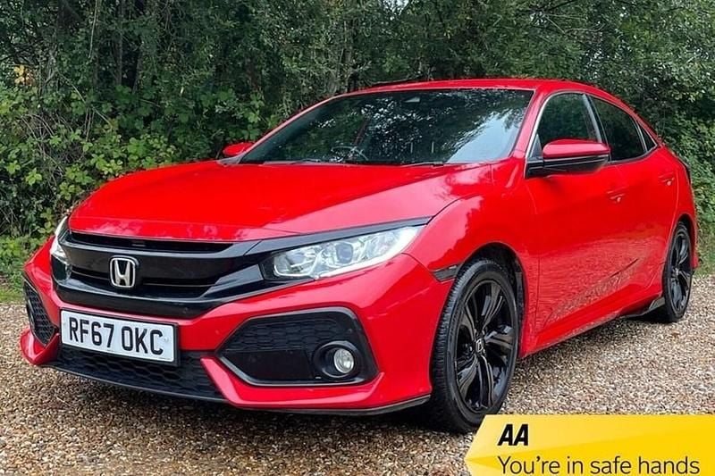 Red Used 2018 Honda Civic SR Hatchback | £9,749 (Good price) - Image 1/1