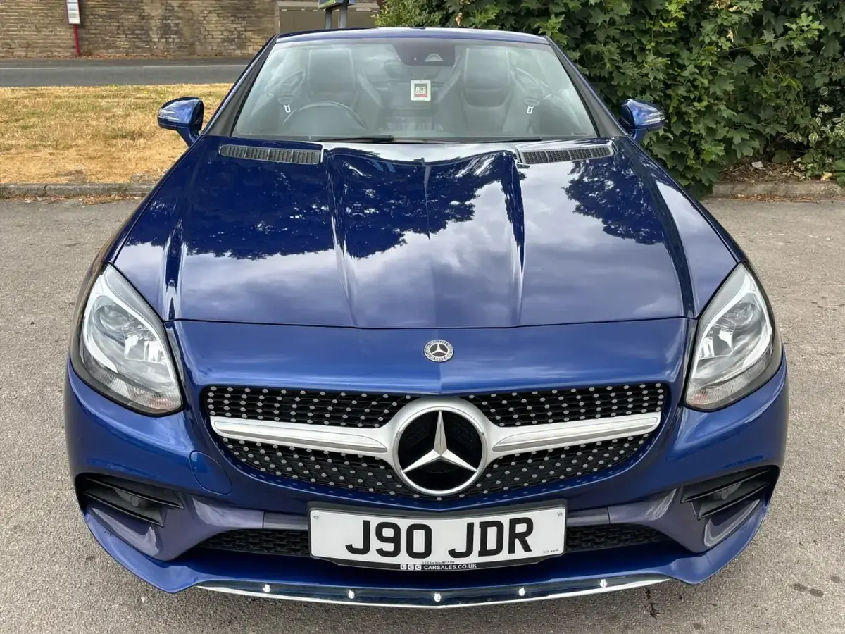 Used Mercedes SLC180 AMG line 2017 Blue Cabriolet