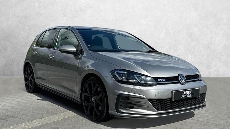 Silver Used 2018 VW Golf VII GTD Hatchback | £16,550 (Fair price) - Image 1/4