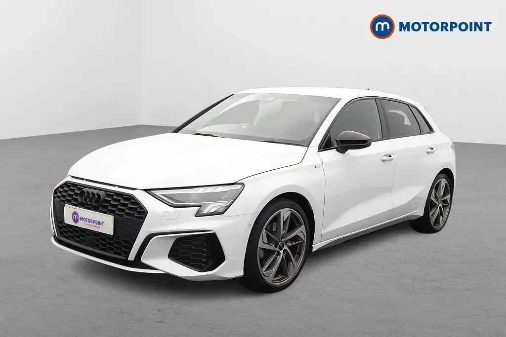 Used Audi A3 Black Edition 2023 White Sedan