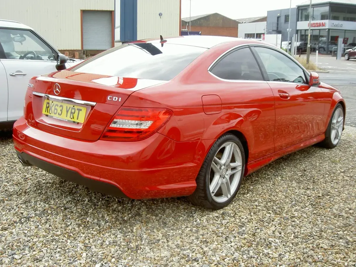 Used Mercedes C250 AMG 2013 Red Coupe