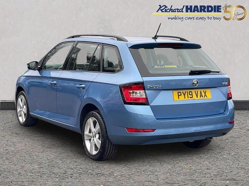 Used Skoda Fabia SE L 108 HP (79 kW) 2019 Blue