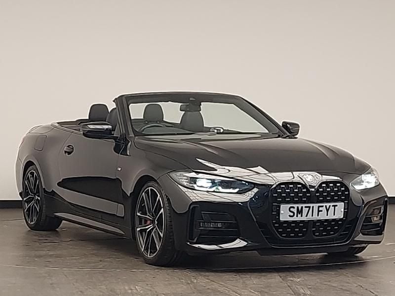 Black Used 2021 BMW 420 M Sport Cabriolet | £28,898 (Fair price) - Image 1/4