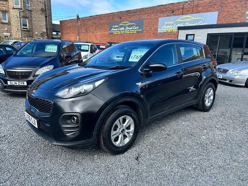 Begagnad Kia Sportage 2017 Svart SUV