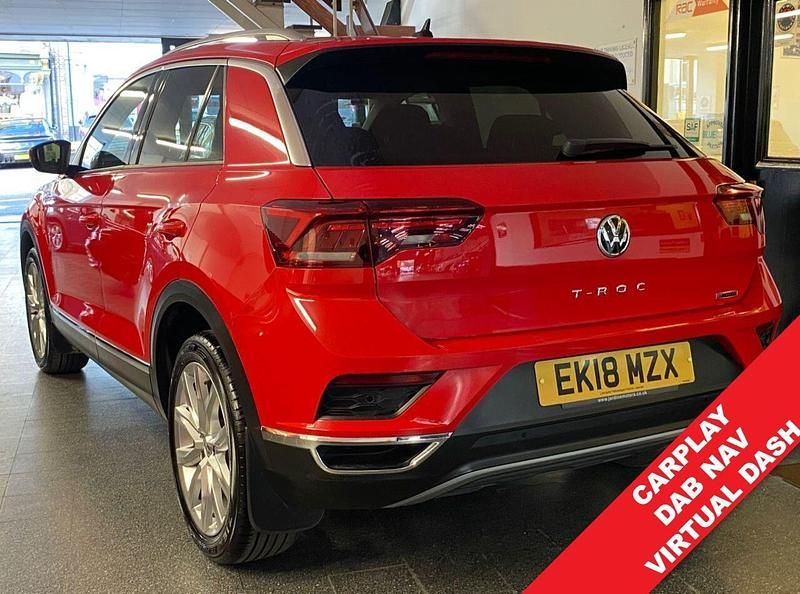 Used VW T-Roc SEL 150 HP (110 kW) 2018 Red SUV