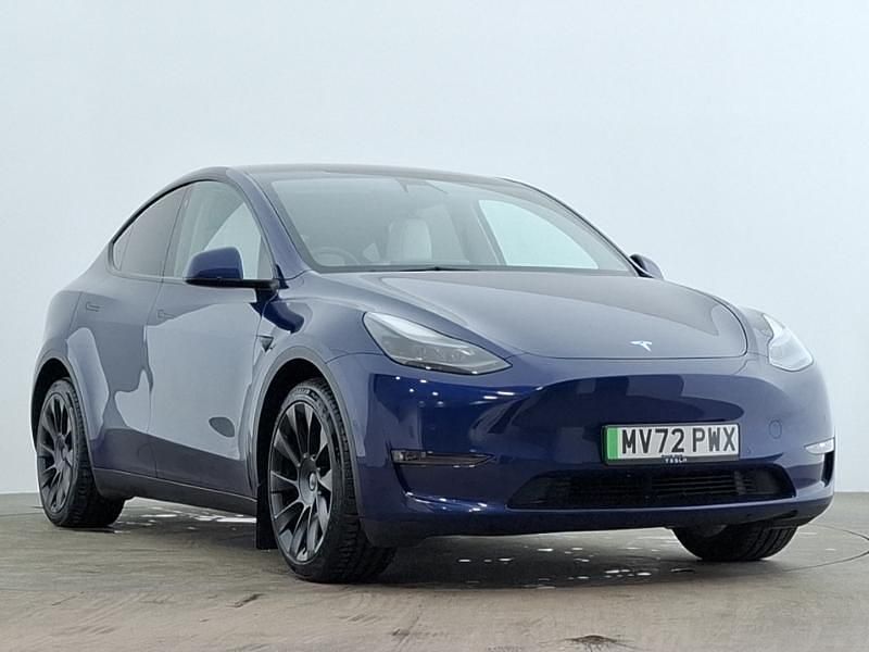 Blue Used 2022 Tesla Model Y Long Range AWD SUV | £22,498 (Fair price) - Image 1/4