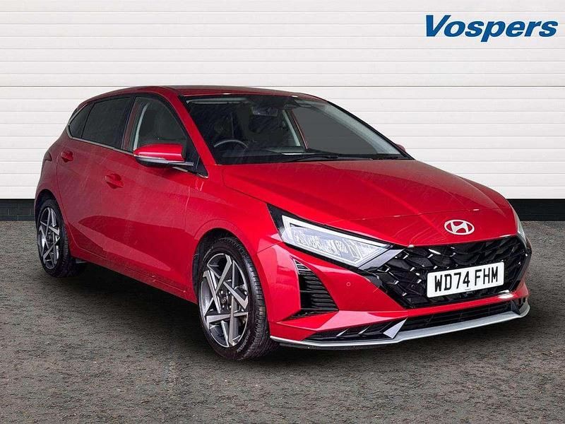 Red Used 2024 Hyundai i20 Premium Hatchback | £17,495 (A bit pricey) - Image 1/3