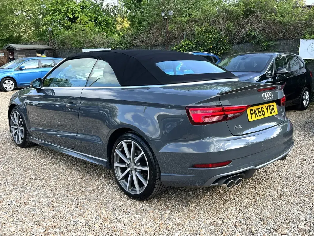 Used Audi A3 Cabriolet S-Line 150 HP (110 kW) 2016 Grey Cabriolet