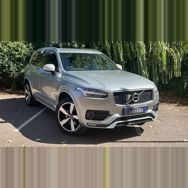 Premium metallic electric silver Used 2018 Volvo XC90 R-Design SUV | £24,450 (Super price) - Image 1/4
