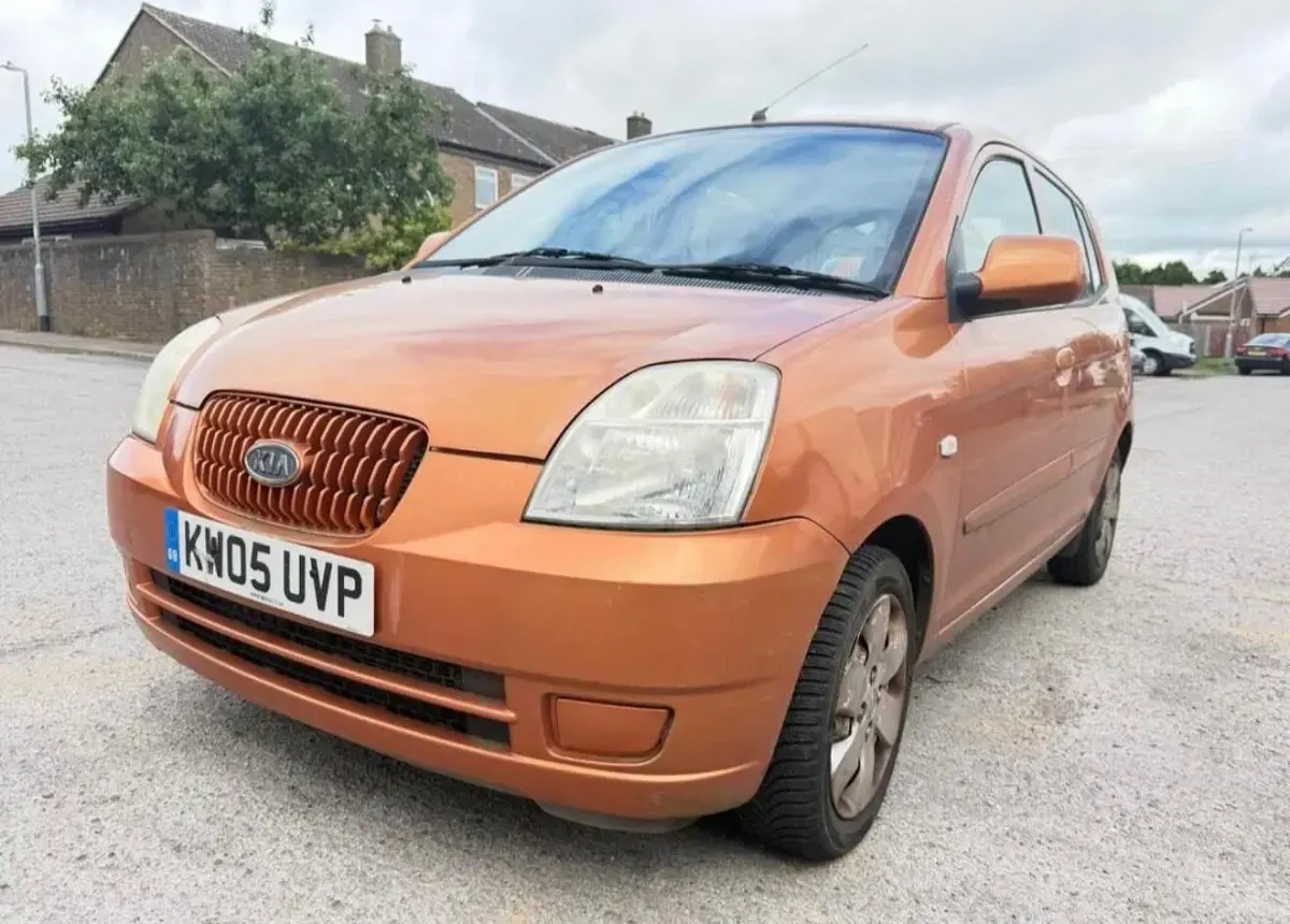 Used Kia Picanto LX 2005 Orange Hatchback