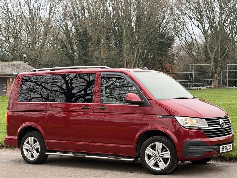 Red Used 2021 VW Shuttle S MPV | £14,995 (A bit pricey) - Image 1/4