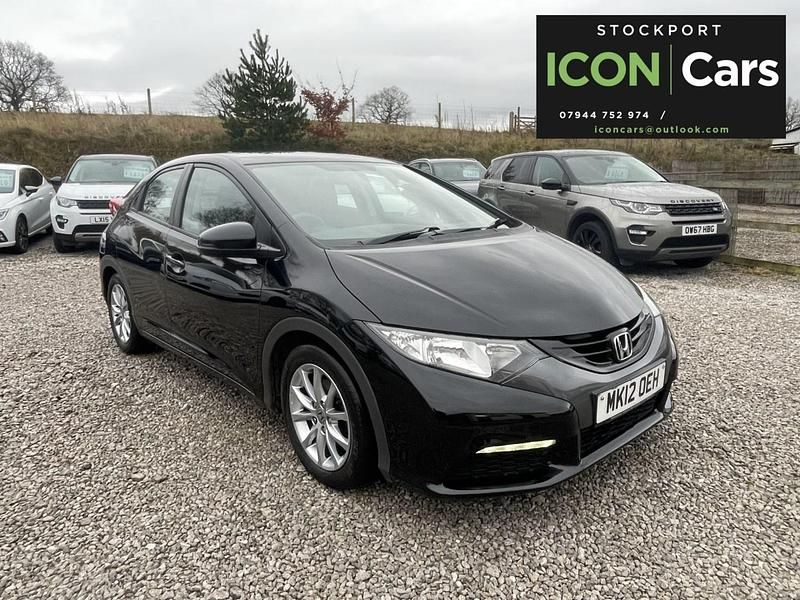 Black Used 2012 Honda Civic SE Hatchback | £4,399 (Fair price) - Image 1/4