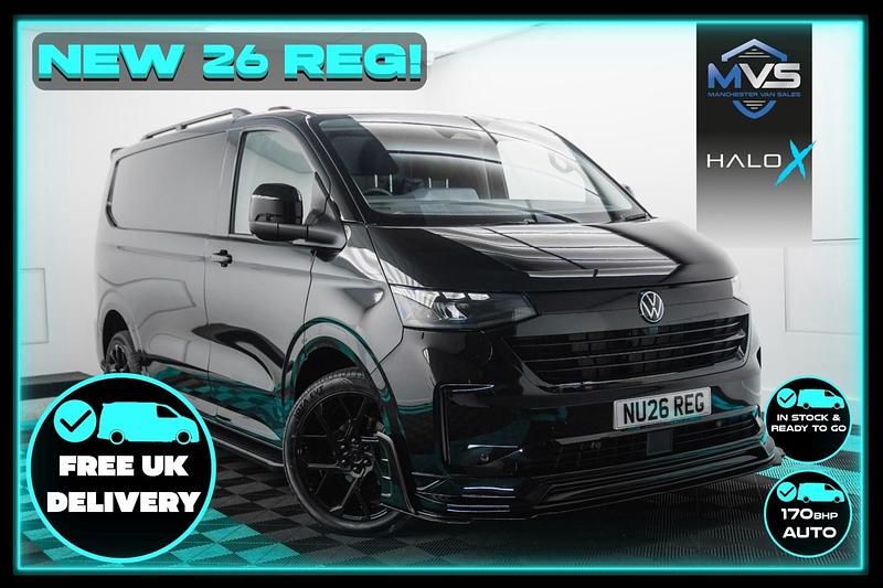 New VW Transporter Black Edition 170 HP (125 kW) 2026 Black Van