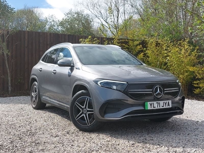 Mountain grey metallic Used 2021 Mercedes EQA350 AMG line SUV | £24,998 (Fair price) - Image 1/4