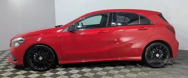 Used Mercedes A180 AMG line 2018 Red Hatchback
