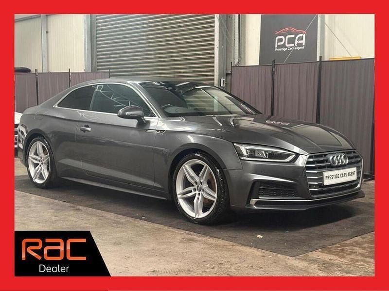 Used Audi A5 S-Line 190 HP (139 kW) 2020 Grey Coupe