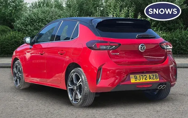 Used Vauxhall Corsa Ultimate 131 HP (96 kW) 2023 Red Hatchback