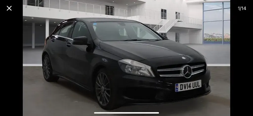 Begagnad Mercedes A200 AMG 136 HK (100 kW) 2014 Svart Halvkombi