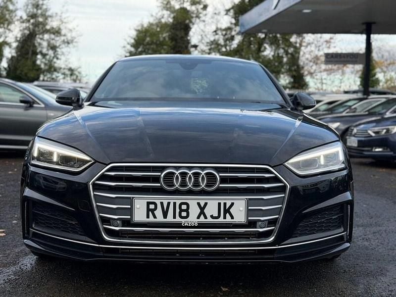 Used Audi A5 Sportback S-Line 190 HP (139 kW) 2018 Black Hatchback