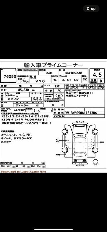 Used Volvo V70 2009 Silver Estate