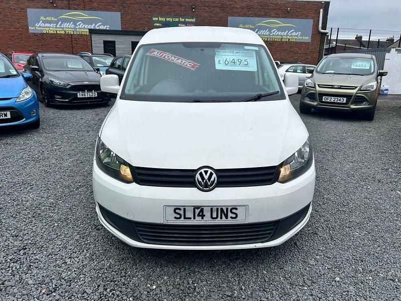 Used VW Caddy Trendline 102 HP (75 kW) 2014 White MPV