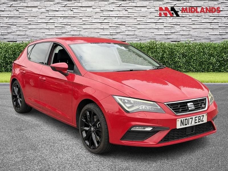 Red Used 2017 Seat Leon FR Hatchback | £6,900 (Fair price) - Image 1/3