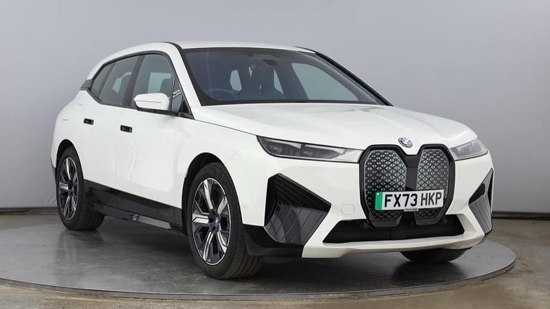 White Used 2023 BMW iX M Sport SUV | £36,399 (Good price) - Image 1/4