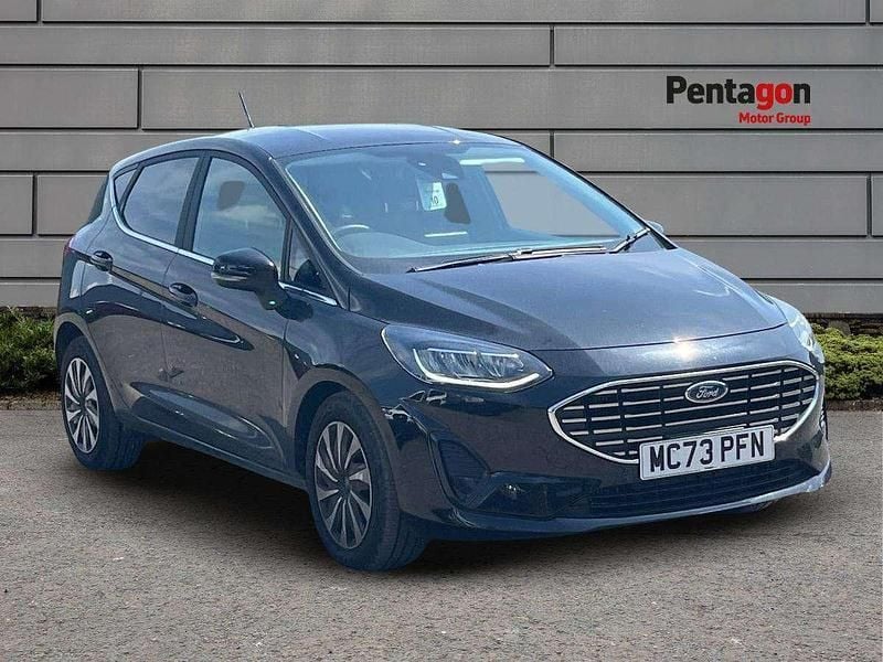 Black Used 2022 Ford Fiesta Titanium Hatchback | £14,995 (Fair price) - Image 1/4