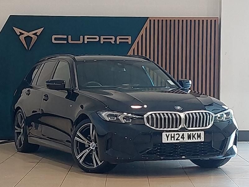 Black Used 2024 BMW 320 M Sport Estate | £31,998 (Fair price) - Image 1/4