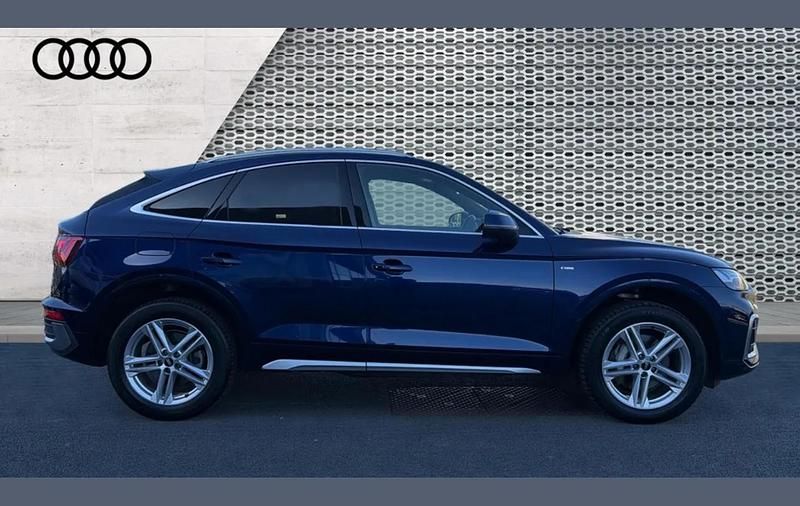 Used Audi Q5 Sportback S-Line 295 HP (216 kW) 2021 Blue SUV