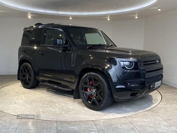 Black Used 2022 Land Rover Defender HSE Dynamic Estate | £51,950 (Good price) - Image 1/4