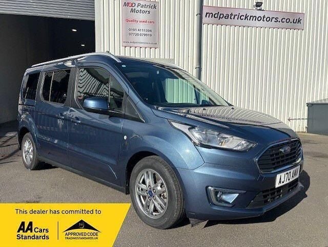 Blue Used 2021 Ford Grand Tourneo Connect Titanium MPV | £16,995 (Fair price) - Image 1/4
