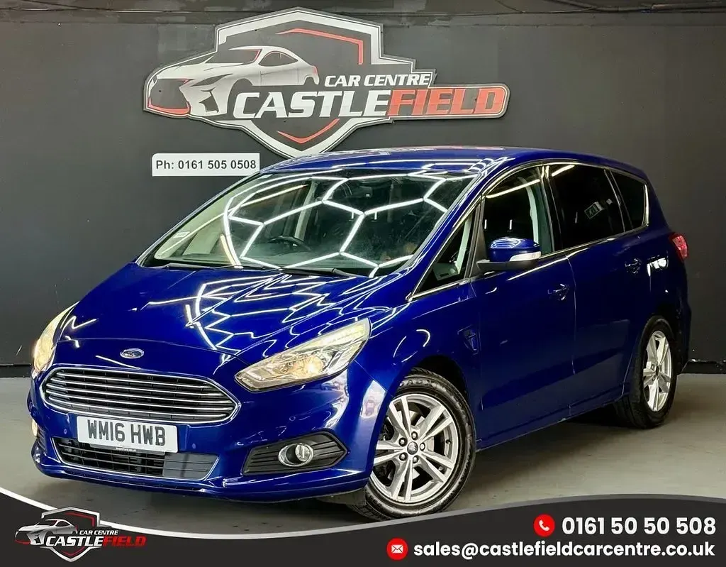 Used Ford S-MAX Titanium 150 HP (110 kW) 2016 Blue MPV