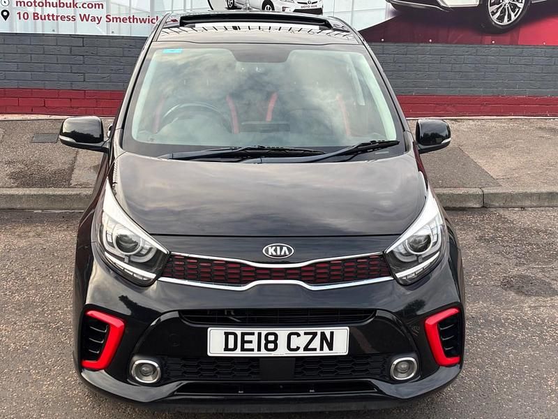 Black Used 2018 Kia Picanto 2 Hatchback | £6,850 (Fair price) - Image 1/4