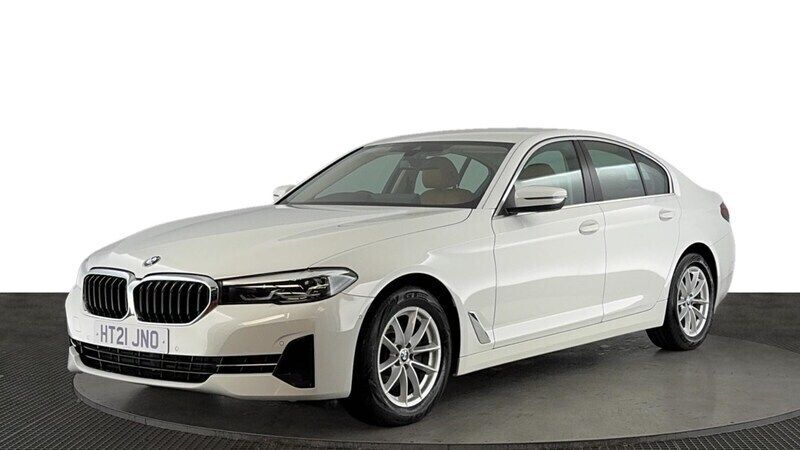 White Used 2021 BMW 520 Sedan | £22,920 (Fair price) - Image 1/4
