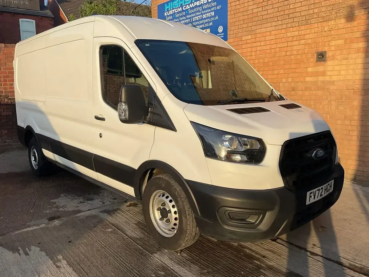 Used Ford Transit S 130 HP (95 kW) 2022 White Van
