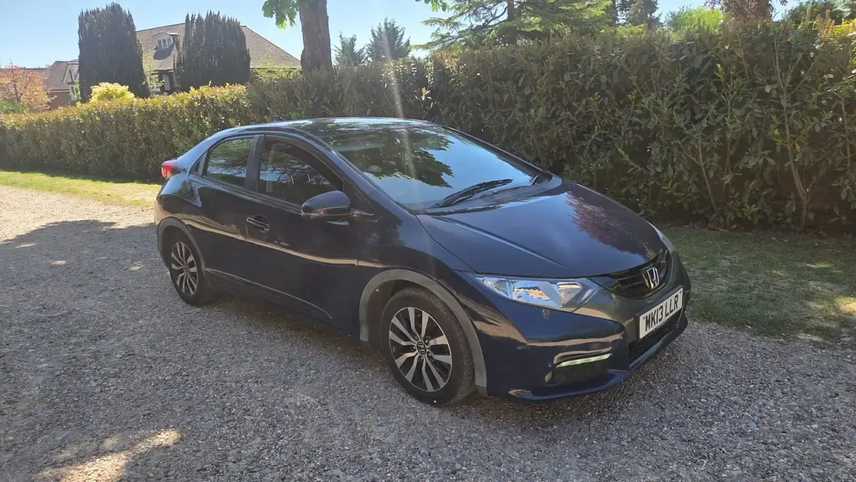 Used Honda Civic ES 120 HP (88 kW) 2013 Blue Hatchback