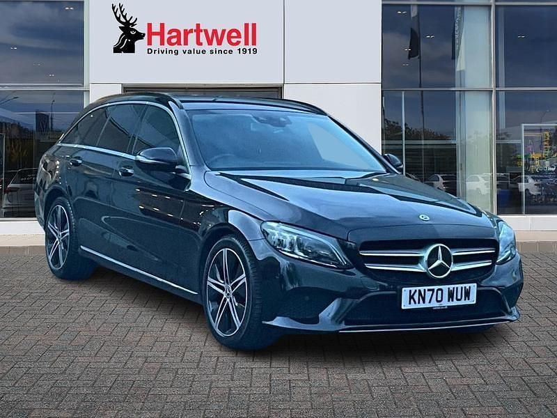 Black Used 2020 Mercedes C200 Estate | £14,499 (Super price) - Image 1/3