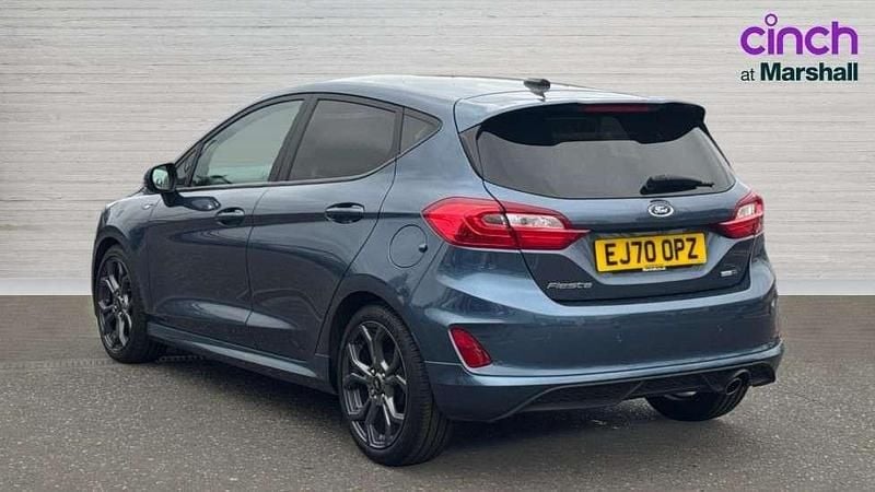 Used Ford Fiesta ST-Line 125 HP (91 kW) 2020 Blue Hatchback