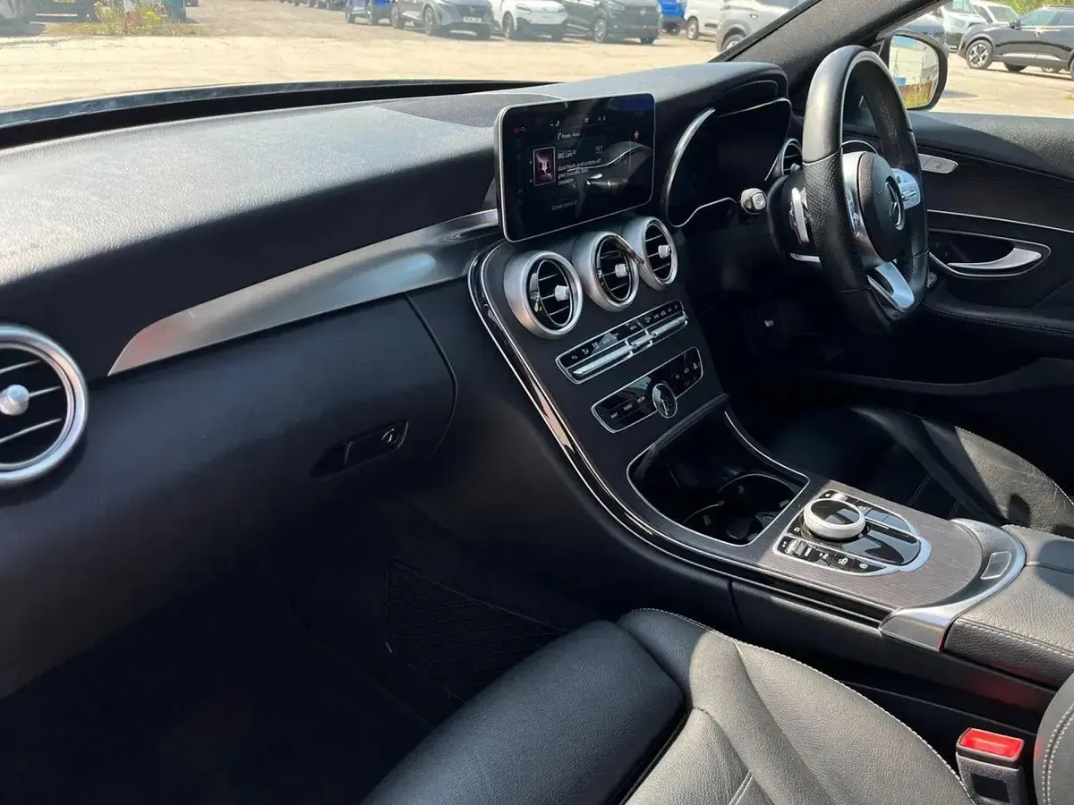 Used Mercedes C200 AMG line 198 HP (145 kW) 2020 Grey Estate