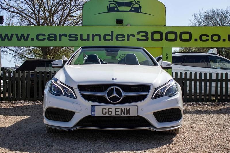 Used Mercedes E350 AMG line 258 HP (189 kW) 2015 White Cabriolet