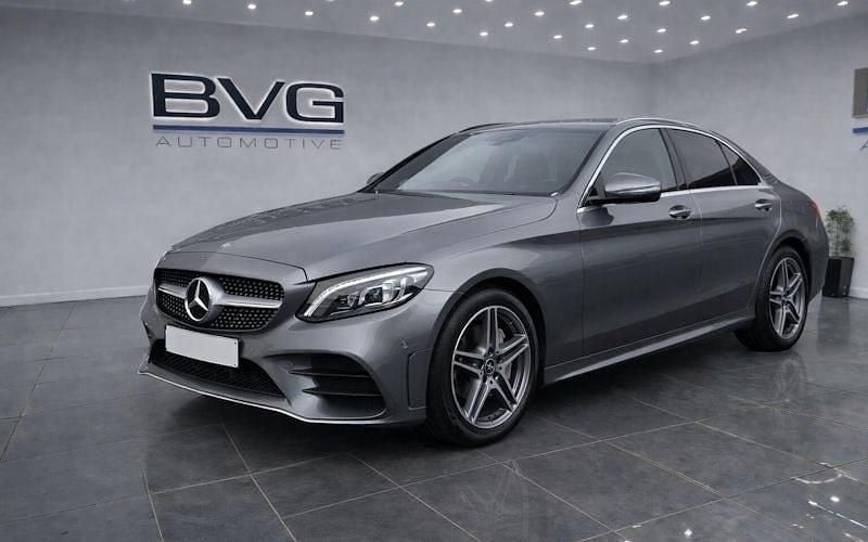 Used Mercedes C220 AMG line 194 HP (142 kW) 2019 Grey Sedan