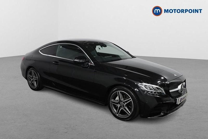 Black Used 2019 Mercedes C200 AMG line Coupe | £19,899 (Fair price) - Image 1/4