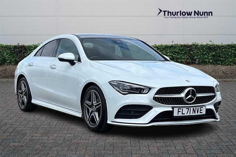 White Used 2022 Mercedes CLA180 AMG Line Premium Plus Sedan | £24,000 (Good price) - Image 1/4