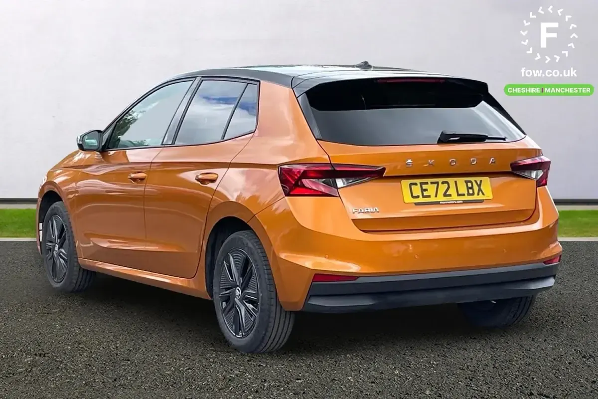 Gebraucht Skoda Fabia Colour Edition 2022 Orange Kleinwagen