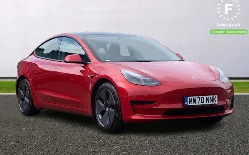 Red Used 2020 Tesla Model 3 Standard Range Sedan | £15,199 (Good price) - Image 1/4