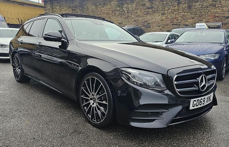 Used Mercedes E220 AMG line 2020 Black Estate